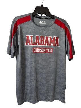Russell Athletic Gray & Crimson Alabama Crimson Tide Tee